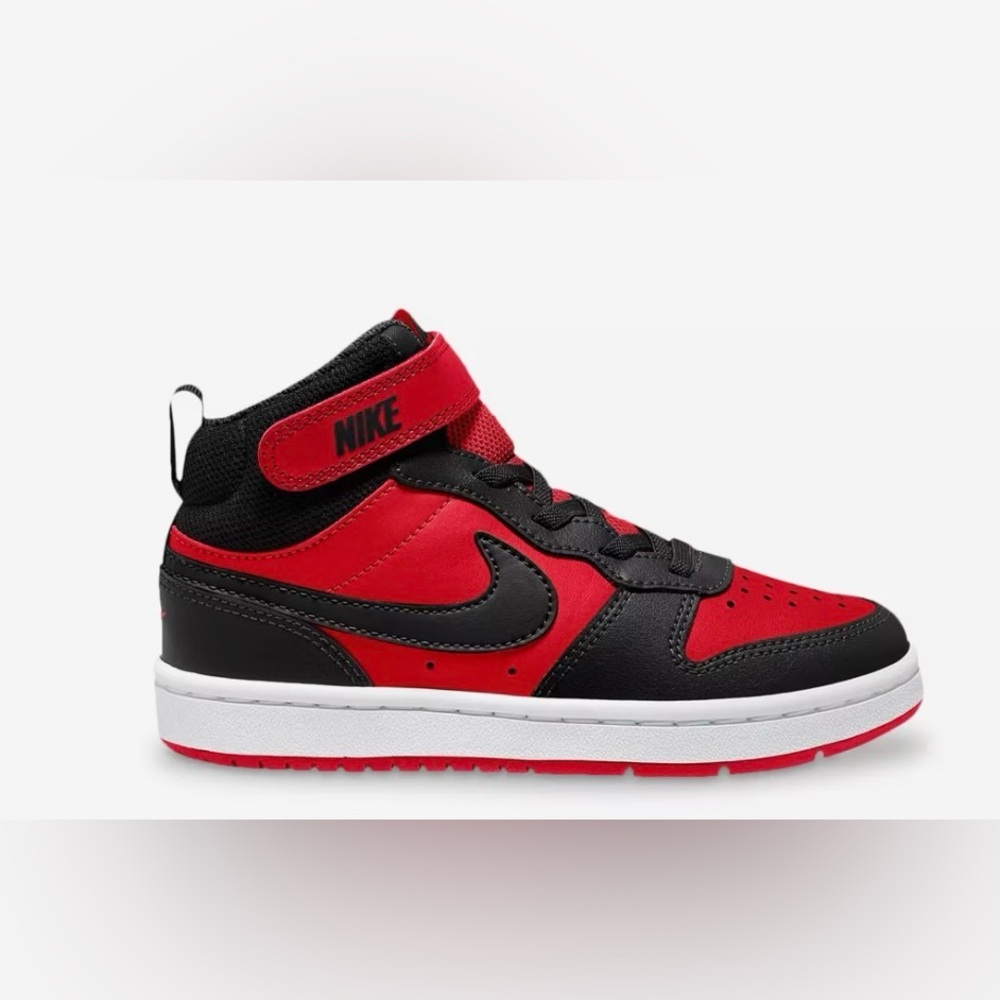 Nike Jordan’s Black and Red Mid-Top Sneakers
